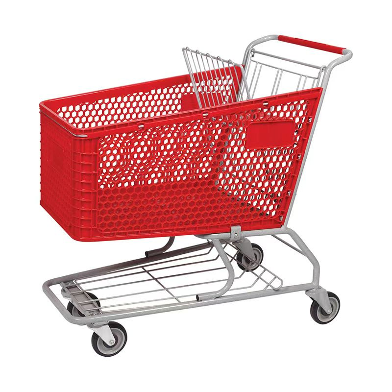 Bulk Order Shopping Trolleys with Advertising Board Space - Various Sizes and Colors