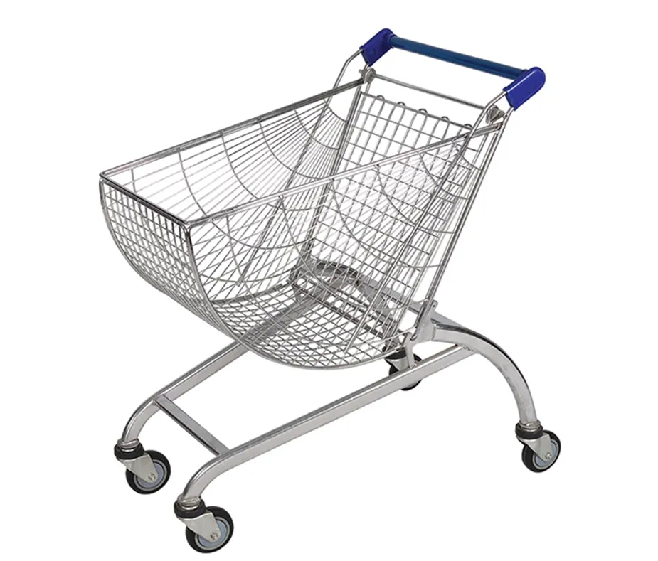 Bulk Order Shopping Trolleys with Advertising Board Space - Various Sizes and Colors