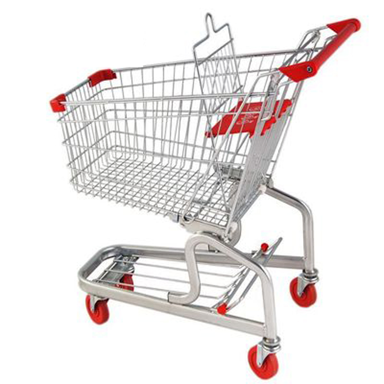 Bulk Order Shopping Trolleys with Advertising Board Space - Various Sizes and Colors