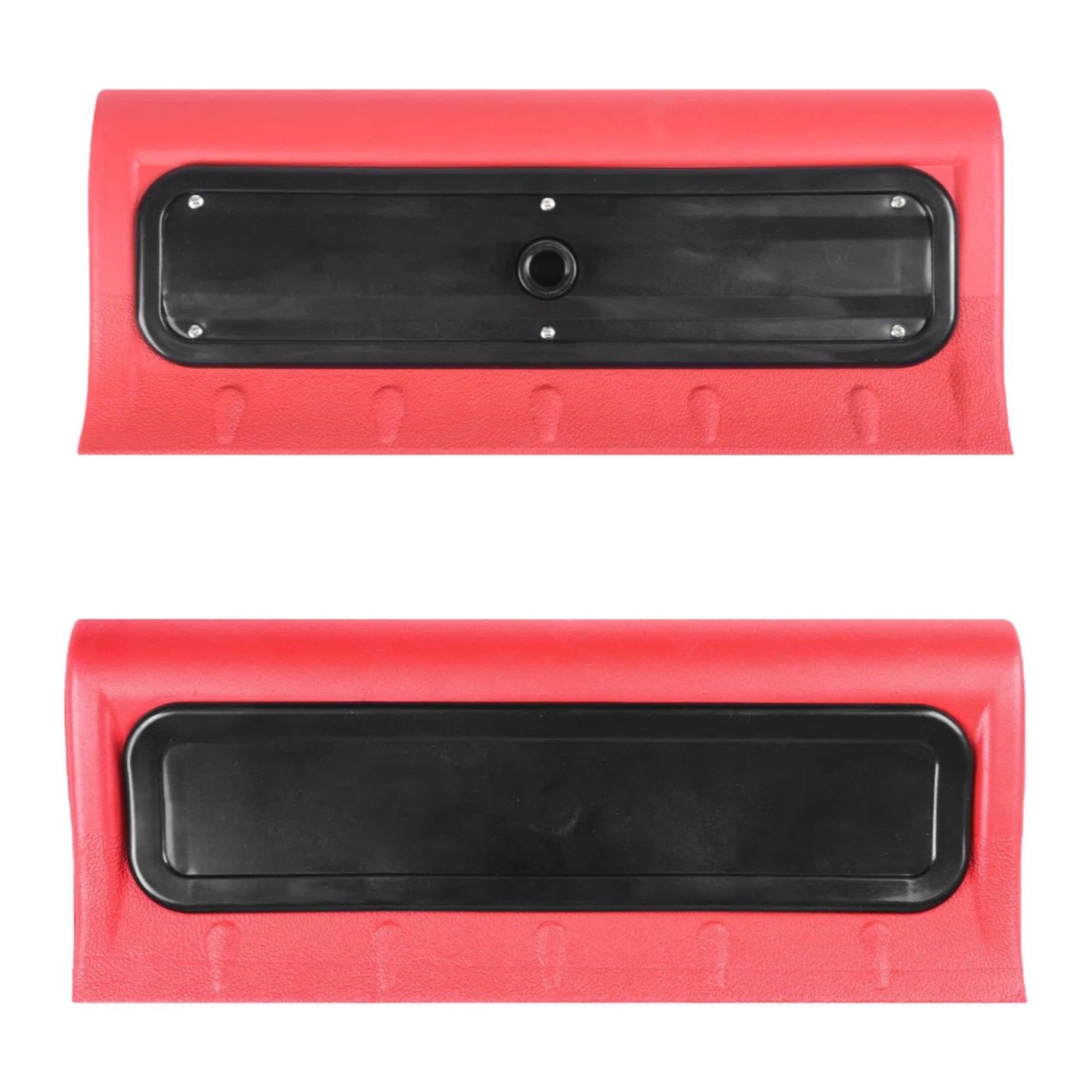 Durable Snow Pusher Shovel with Plastic Brush Head and Metal Handle - Customizable