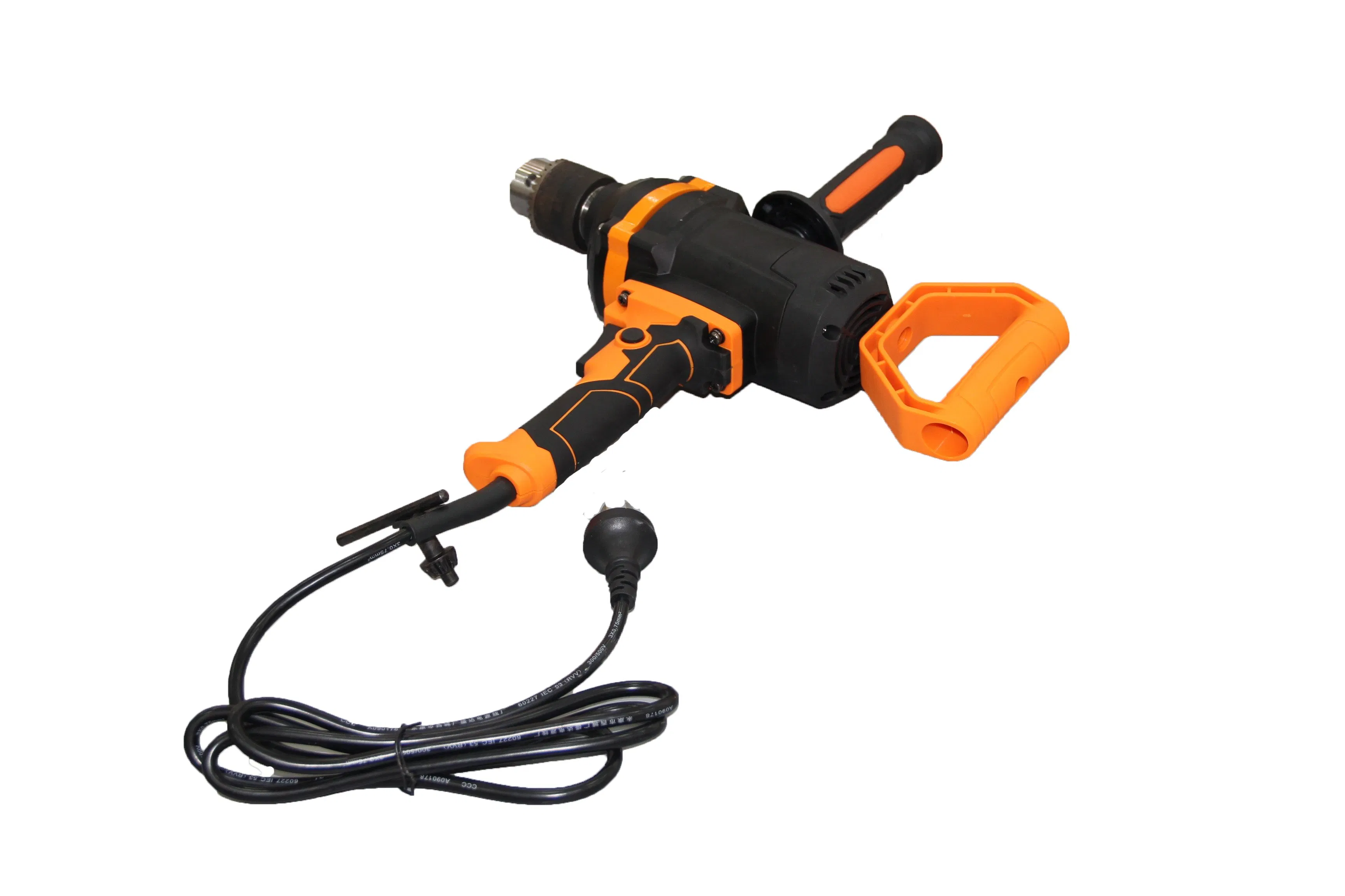 Durable Carbon Steel Electric Hand Drill with Plastic Box Packaging for Wholesale