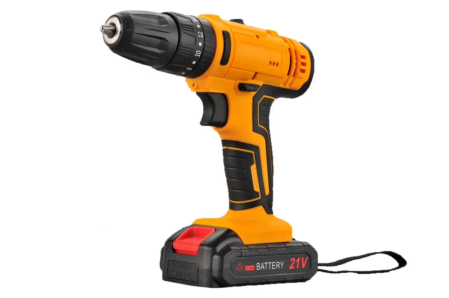 Customizable 21V Cordless Power Drill for Construction and DIY Projects
