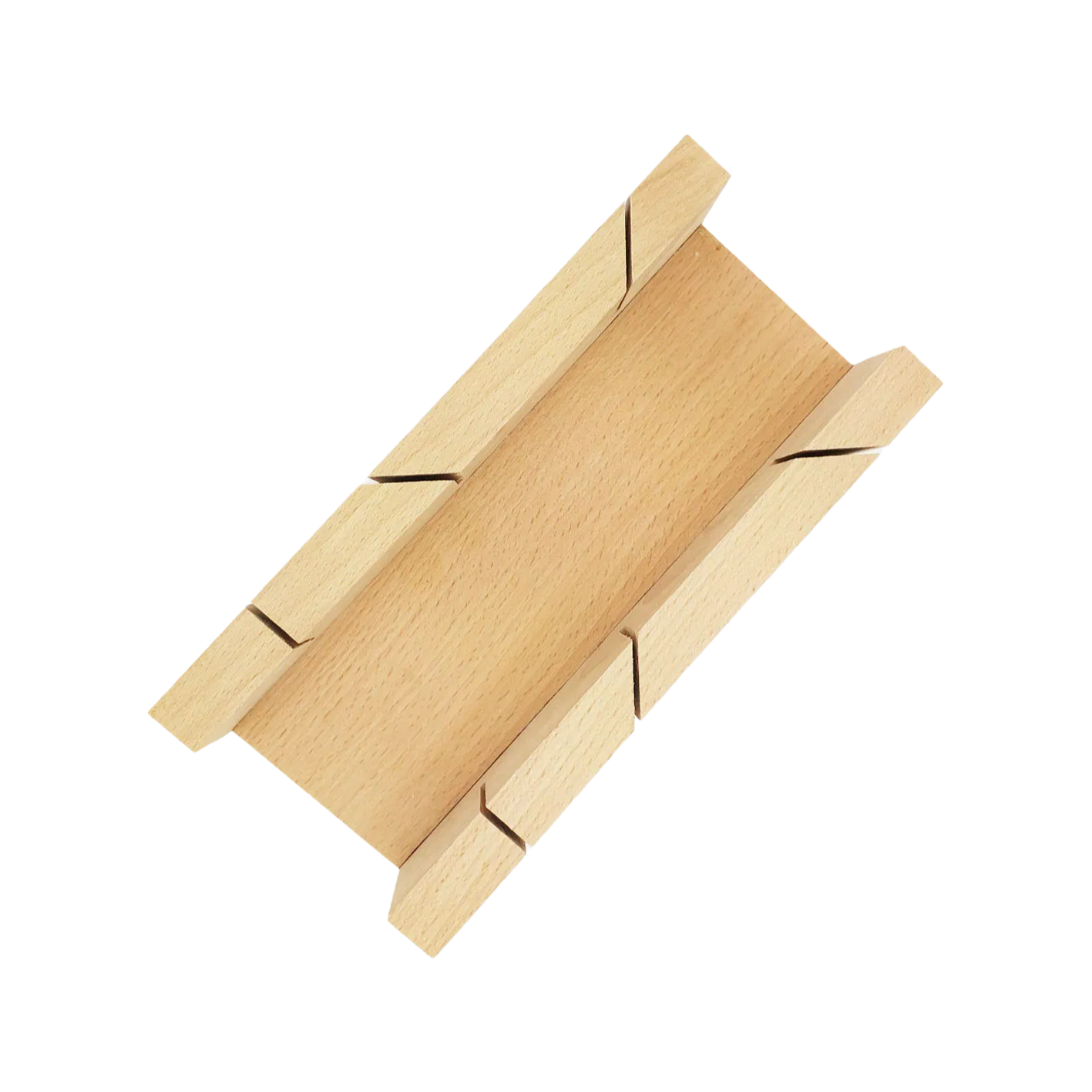 9 Inch Wood Hand Saw Miter Box FM-B04 with 45/90 Degree Cutting Angles for Precision Woodworking
