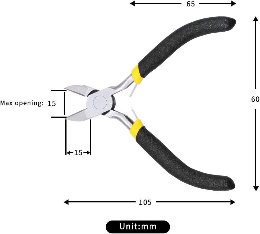 High Carbon Steel Mini Pliers for Cutting Crimping Wire Stripping Punching - GY20599 Model