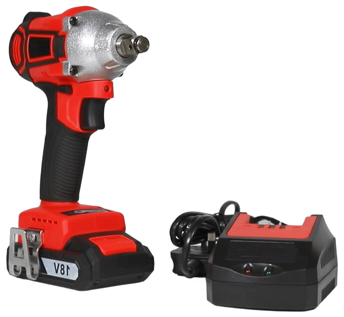 Professional 18V Li-Ion Battery Brushless Drill with LED Light and 2-Speed Gear Box