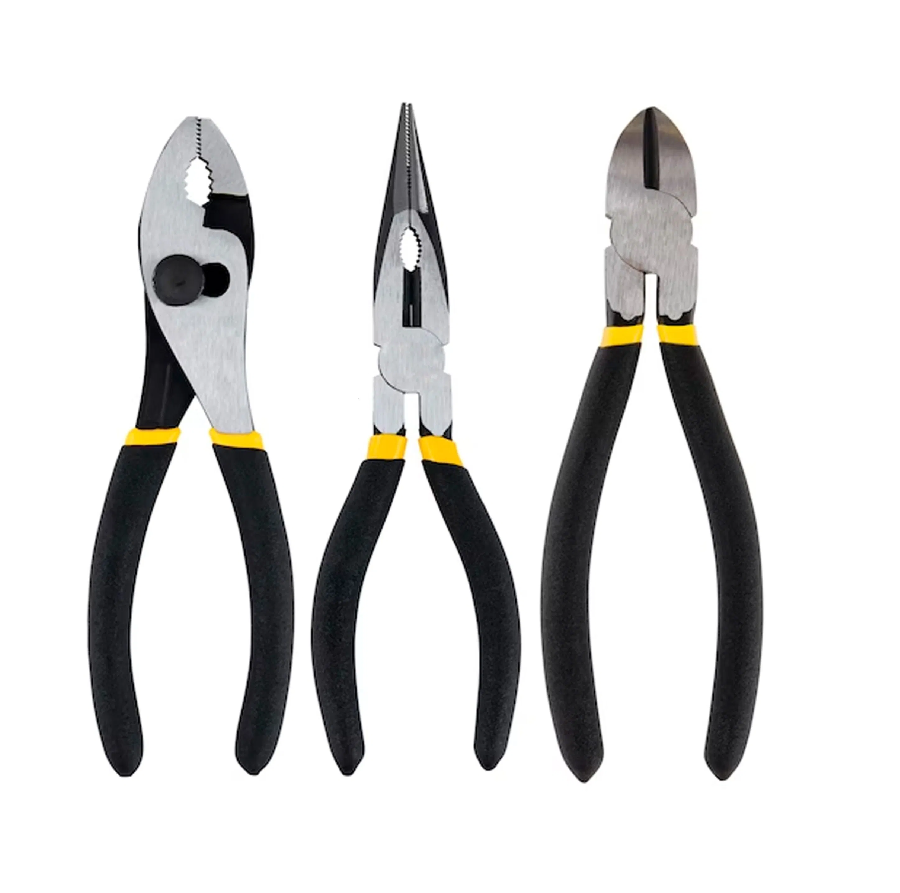 Durable Half-Box Joint Pliers Set with Chrome Plated Finish for Building Decoration