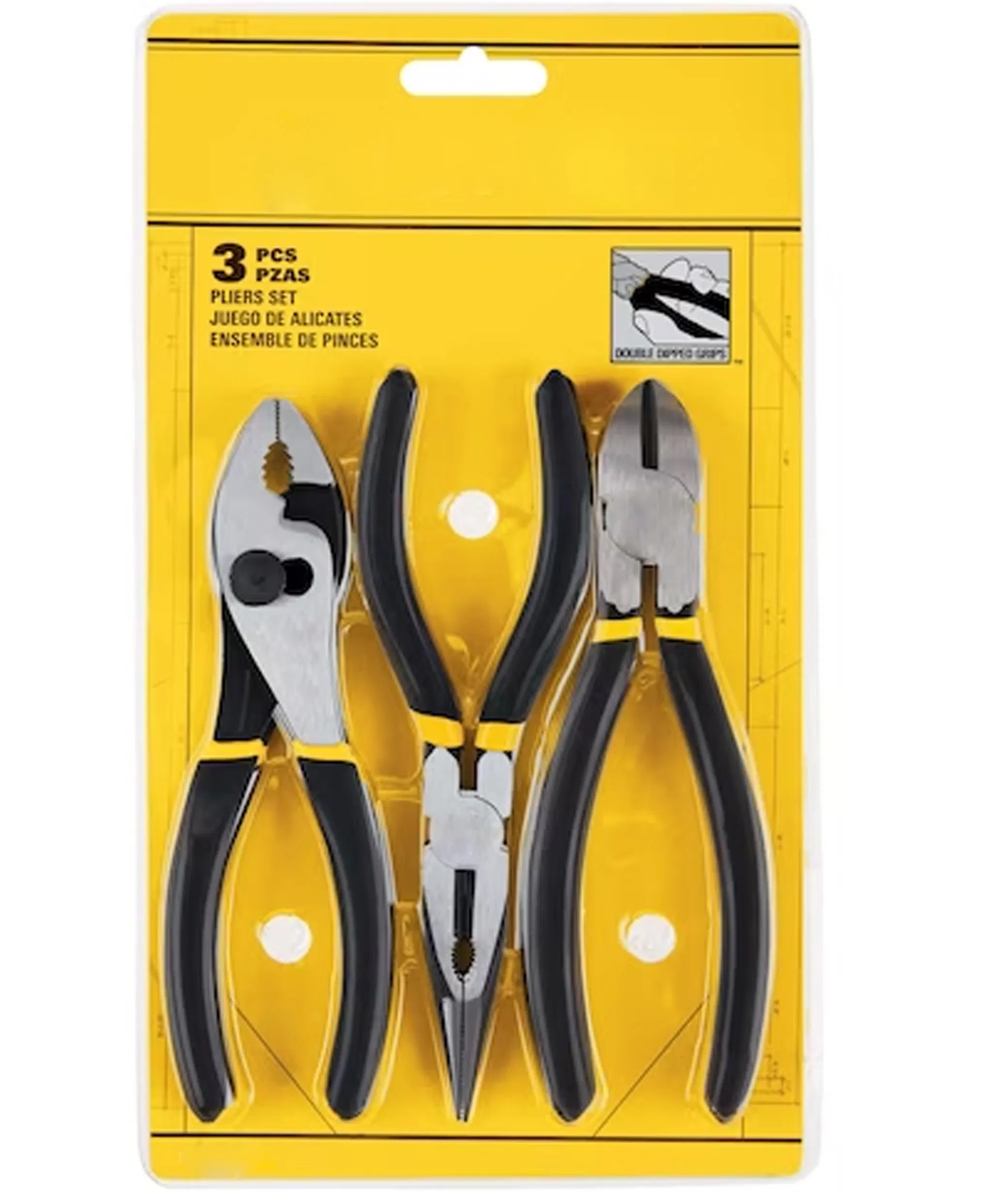 Durable Half-Box Joint Pliers Set with Chrome Plated Finish for Building Decoration
