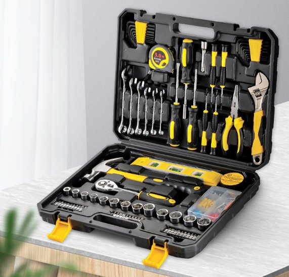 Custom Folded Tool ZX-056E with Rubber Handle for Household and Office Applications