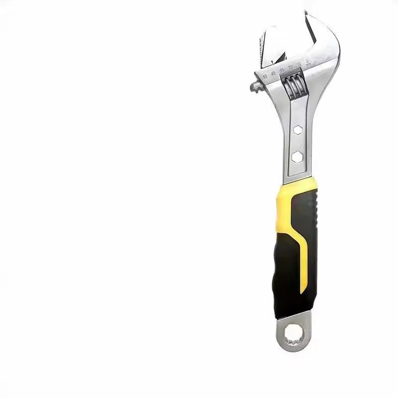 Customizable Adjustable Wrench Set - Chrome Plated Industrial Grade Hand Tools