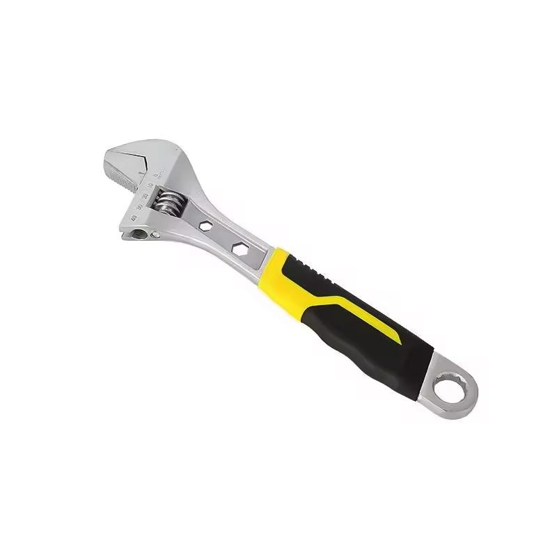 Customizable Adjustable Wrench Set - Chrome Plated Industrial Grade Hand Tools