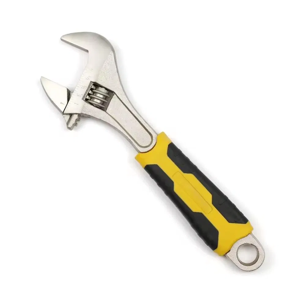 Customizable Adjustable Wrench Set - Chrome Plated Industrial Grade Hand Tools