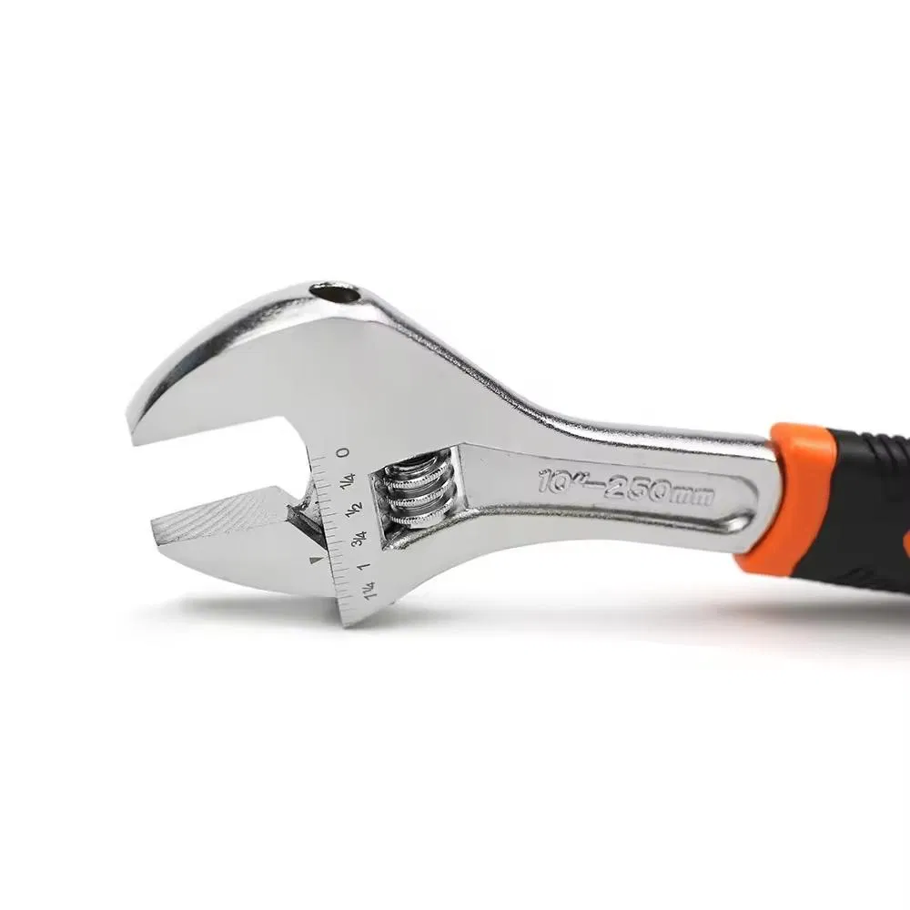 Customizable Adjustable Wrench Set - Chrome Plated Industrial Grade Hand Tools
