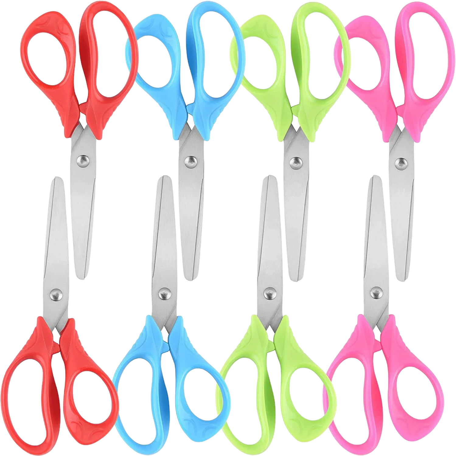 Custom Logo 5 Inch Blunt Shape Scissors Bulk Order for Office and School Supplies