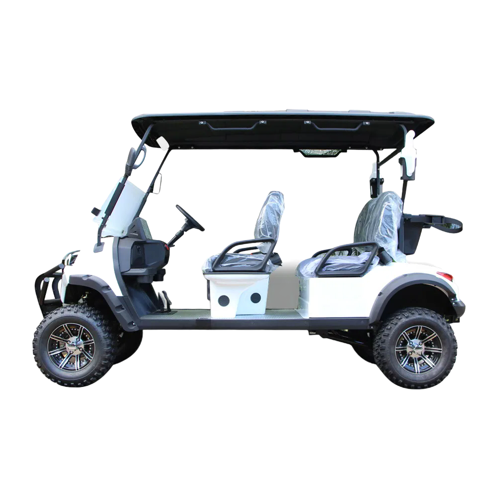 Durable 4 Wheel Disc Brake Golf Cart with Aluminum Alloy Differential for Smooth Ride