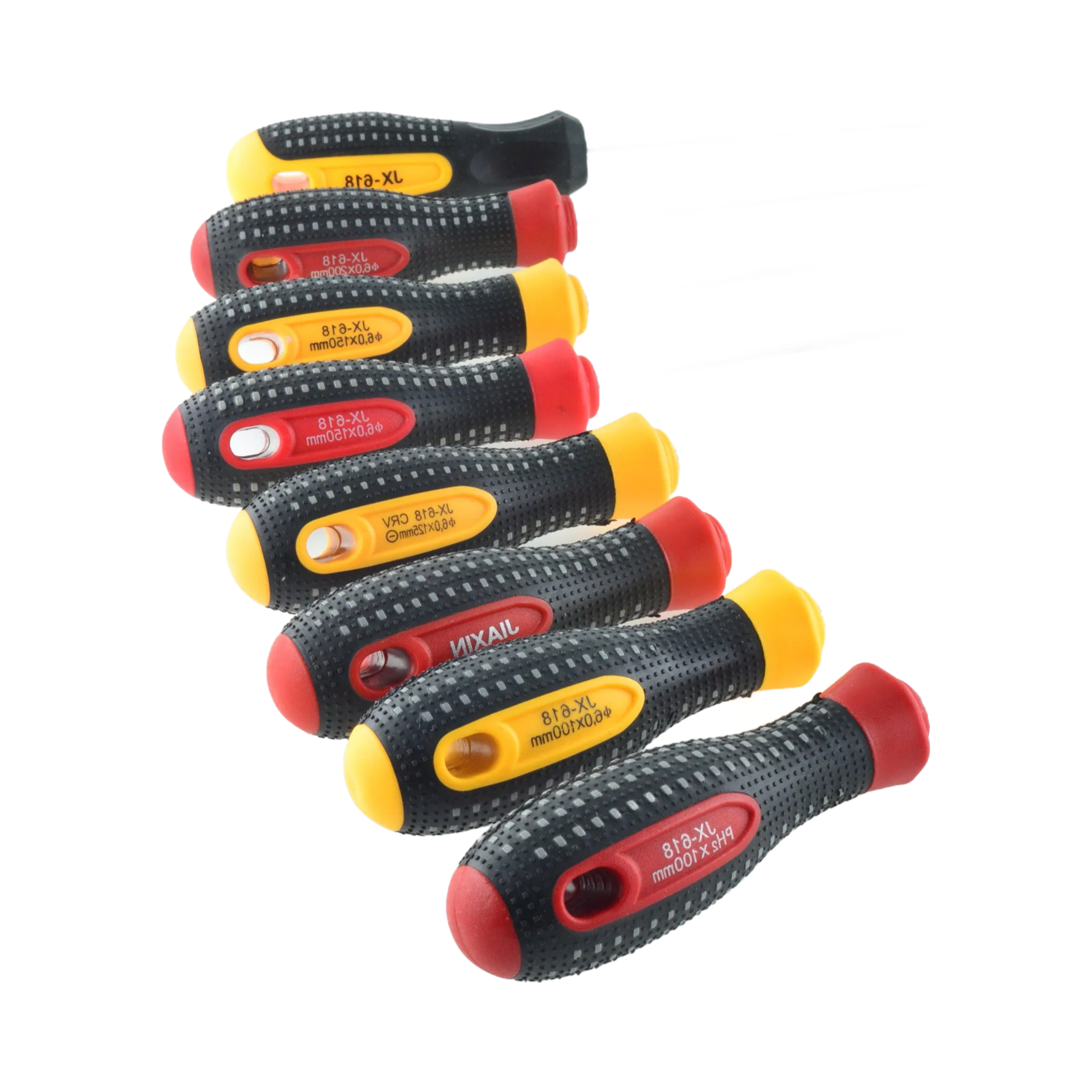 Customized Colorful Handle Phillips Screwdriver Set with Anti-Roll Design