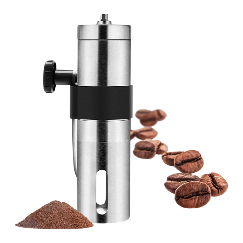 OEM/ODM Stainless Steel Manual Coffee Mill - Compact and Lightweight for Travel Use