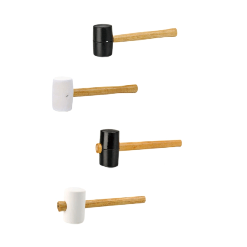 High-Quality Rubber Head Hammer with Fiberglass Handle for Various Industrial Applications