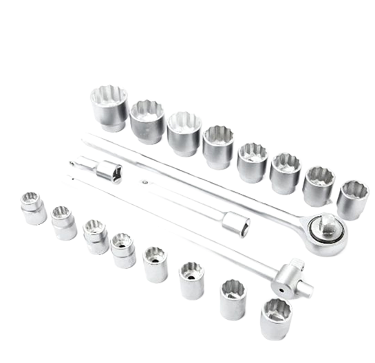 3/4 Inch 14-Piece Heavy Duty Impact Socket Set with CR-V Steel for Auto Repair and Industrial Use