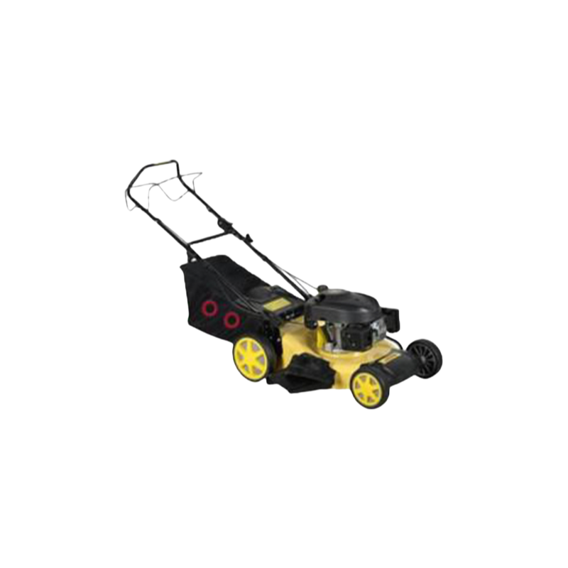 20 Inch Rotary Blade Gas Powered Lawn Mower with 6-8 Inch Wheels for Easy Maneuvering