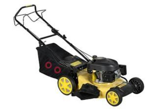 20 Inch Rotary Blade Gas Powered Lawn Mower with 6-8 Inch Wheels for Easy Maneuvering