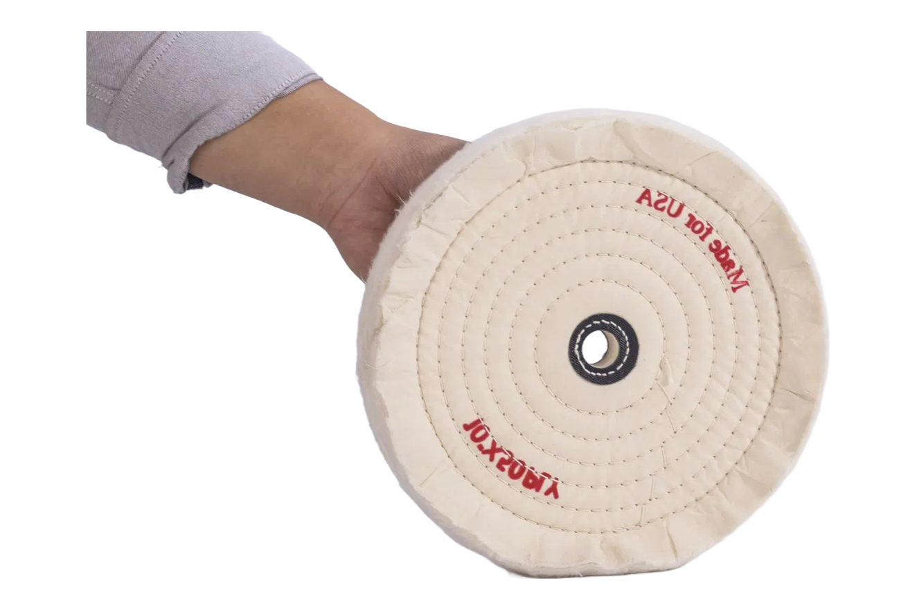 Durable 45° Bias Cut Cotton Buffing Wheels - Bulk & OEM Orders Available