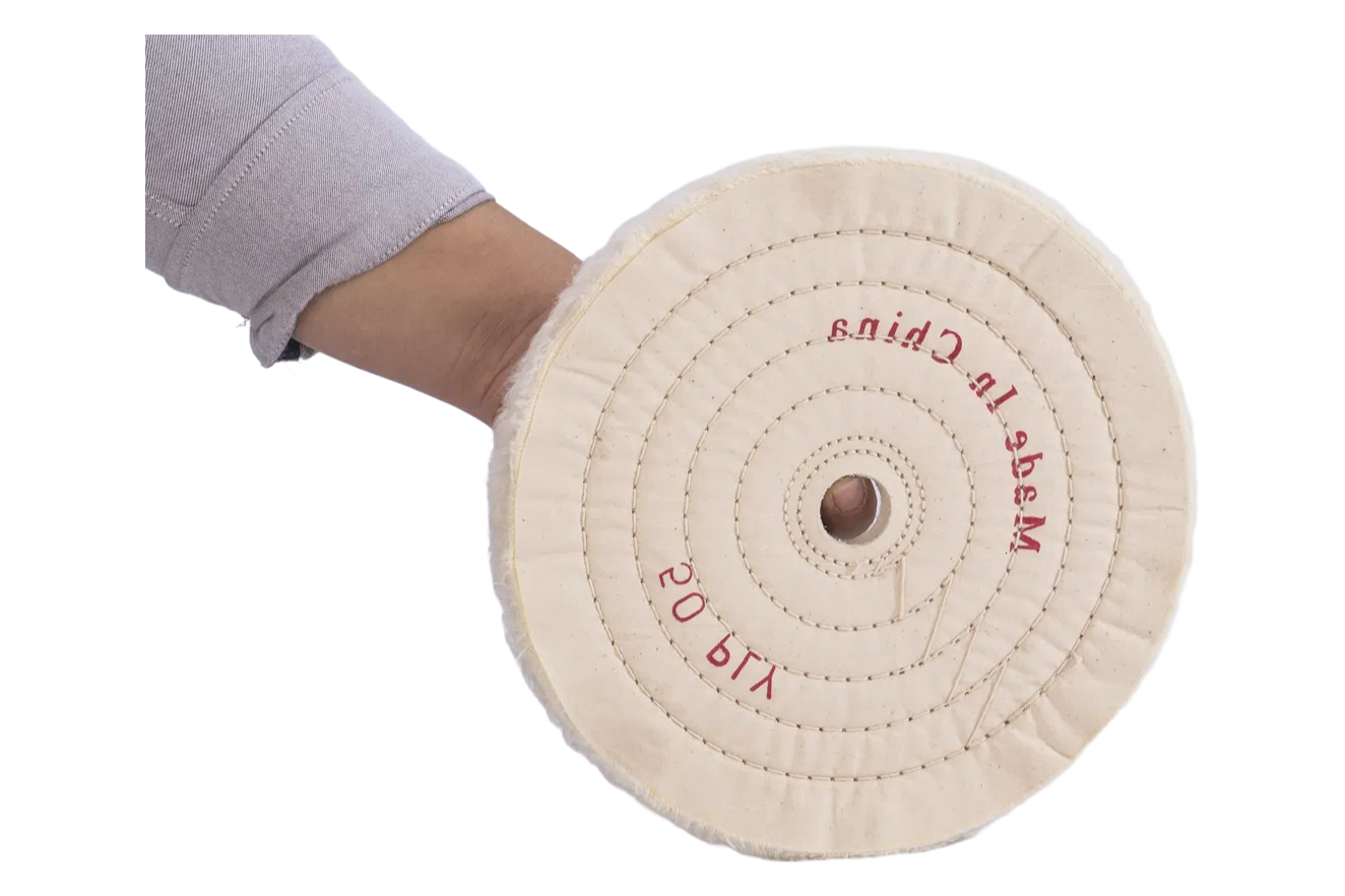 Durable 45° Bias Cut Cotton Buffing Wheels - Bulk & OEM Orders Available
