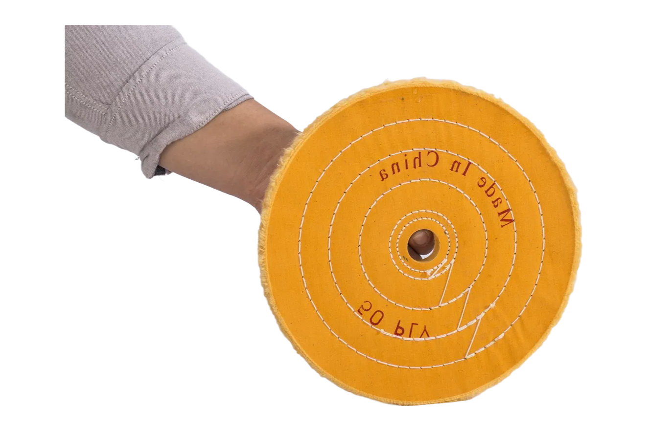 Durable 45° Bias Cut Cotton Buffing Wheels - Bulk & OEM Orders Available
