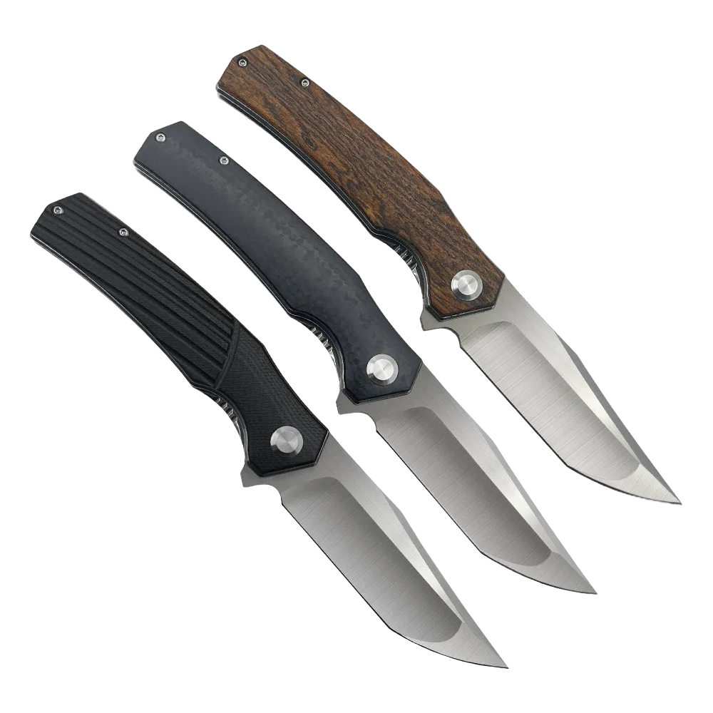 Customizable D2 Steel Tactical Knife - 57-58HRC Hardness for Outdoor Camping and Hunting