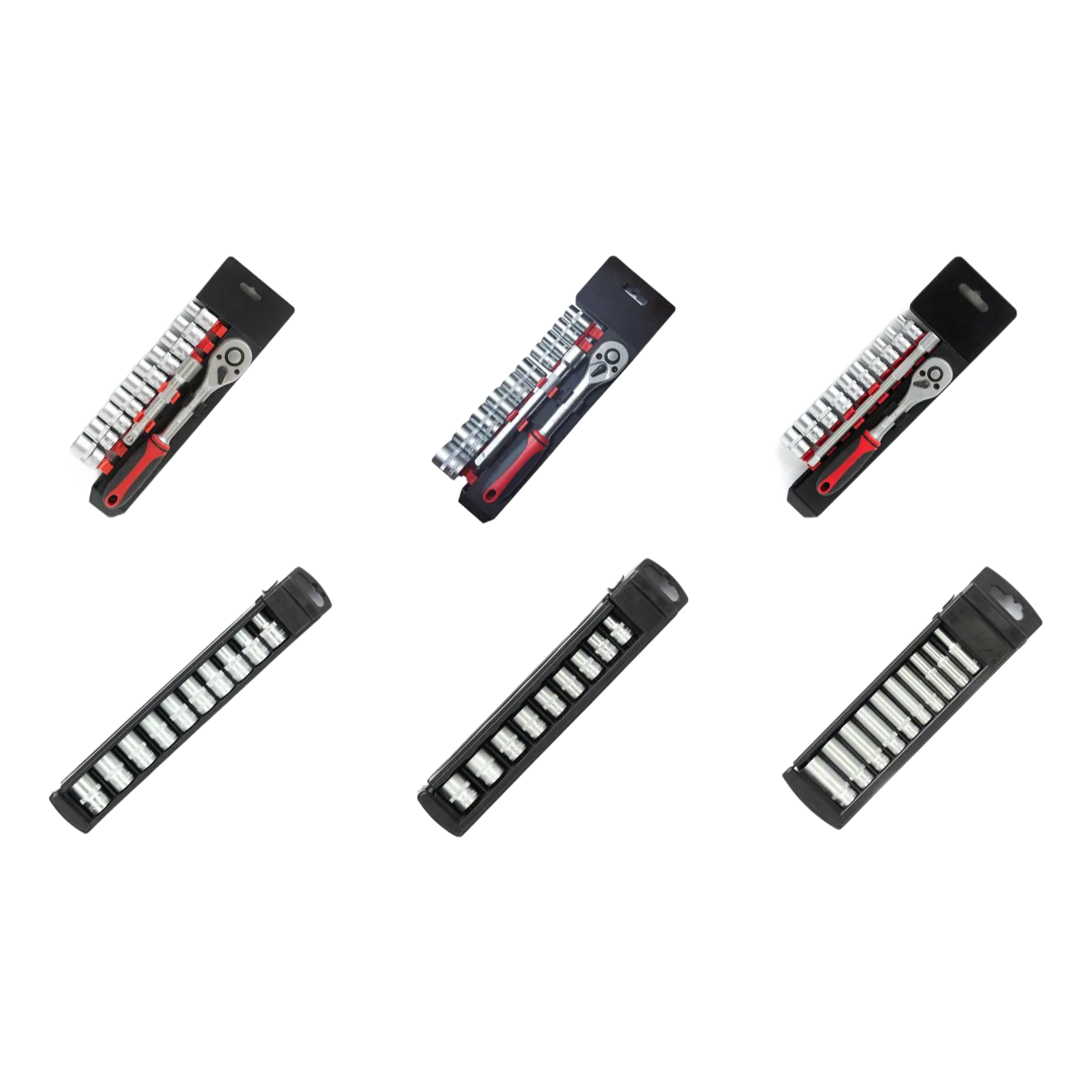 15 PCS 1/2" Dr. Ball End Wobble Hex Bits Socket Set (M47C) for Industrial and DIY Use