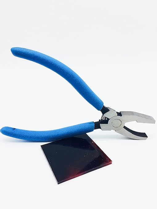 Professional Heavy Duty Glass Cutting Nipper - Mosaic Tile Nipper with Ergonomic Handle for Precision Cutting