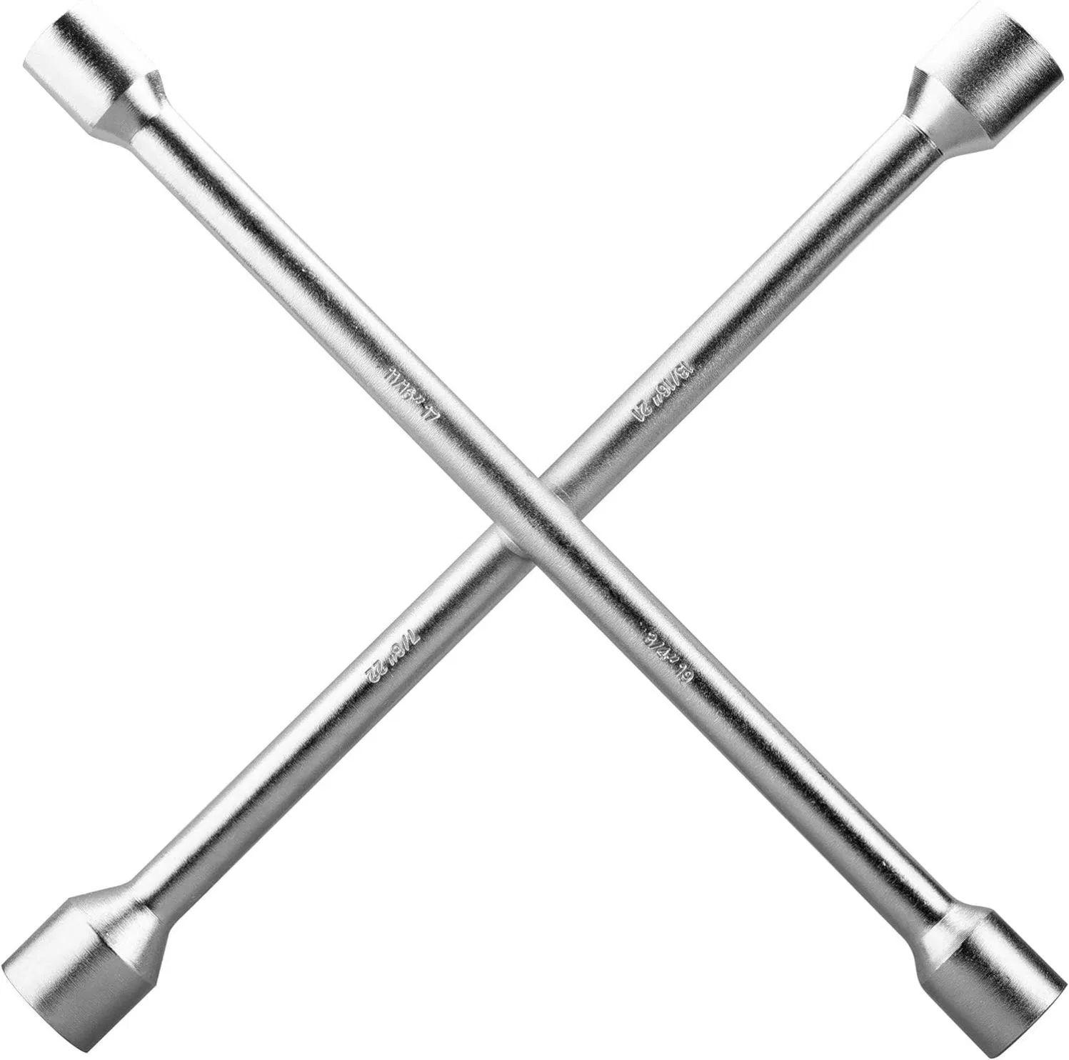 14 Inch Heavy Duty Universal 4 Way Lug Wrench - OEM Carbon Steel Tire Tool