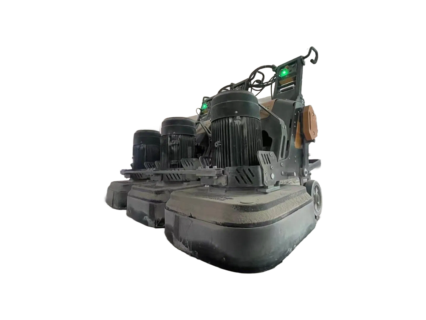 Professional Hand Push Square Head Concrete Floor Grinder with Remote Control - Heavy Duty Floor Polishing Machine