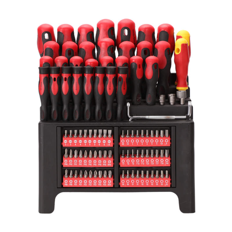 Professional 7-Piece Screwdriver Set with CR-V Steel Blades for Home Repair and DIY Projects