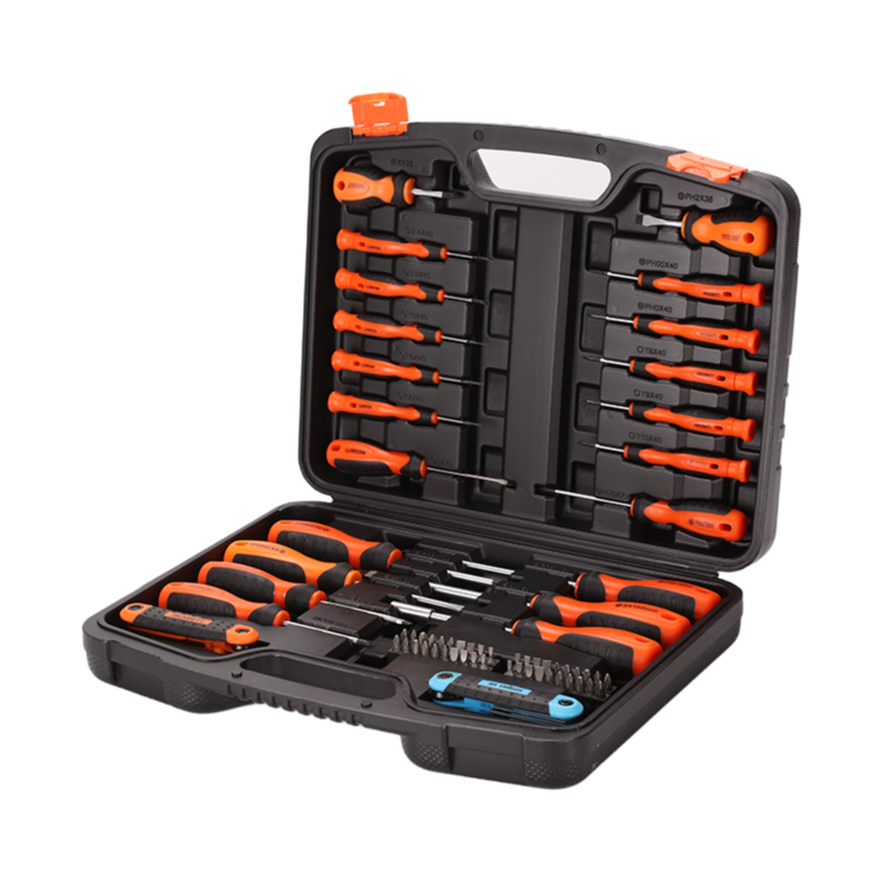 Professional 7-Piece Screwdriver Set with CR-V Steel Blades for Home Repair and DIY Projects