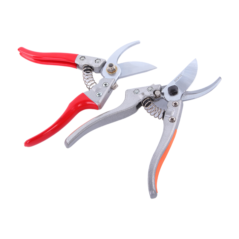 Professional Bypass Garden Pruning Shears with Safety Lock - Sharp Carbon Steel Blades for Precise Cutting