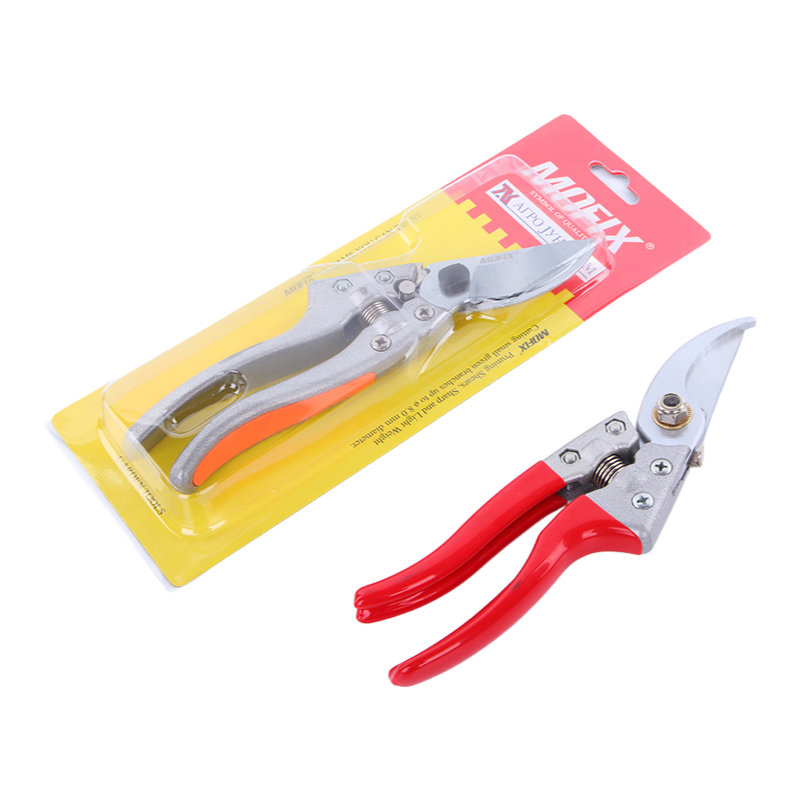 Professional Bypass Garden Pruning Shears with Safety Lock - Sharp Carbon Steel Blades for Precise Cutting
