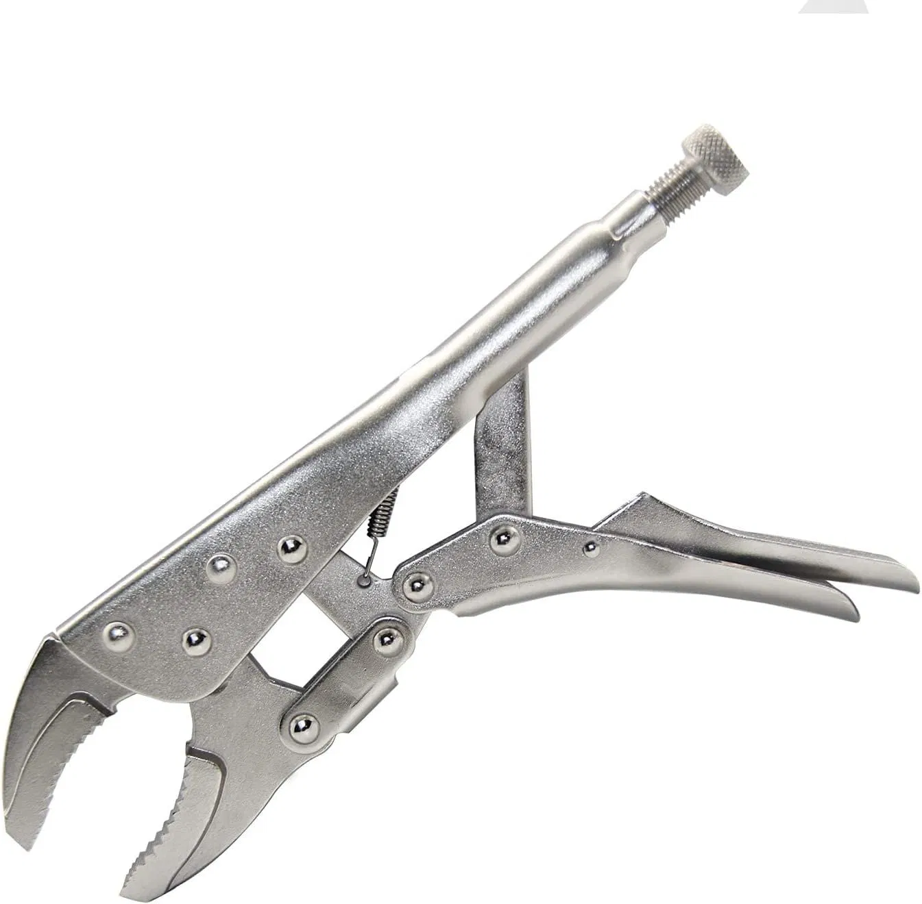 Heavy Duty Curved Jaw Locking Pliers - Professional Chrome Vanadium Steel Vice Grip Tool