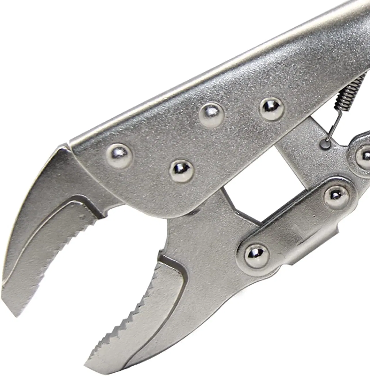 Heavy Duty Curved Jaw Locking Pliers - Professional Chrome Vanadium Steel Vice Grip Tool