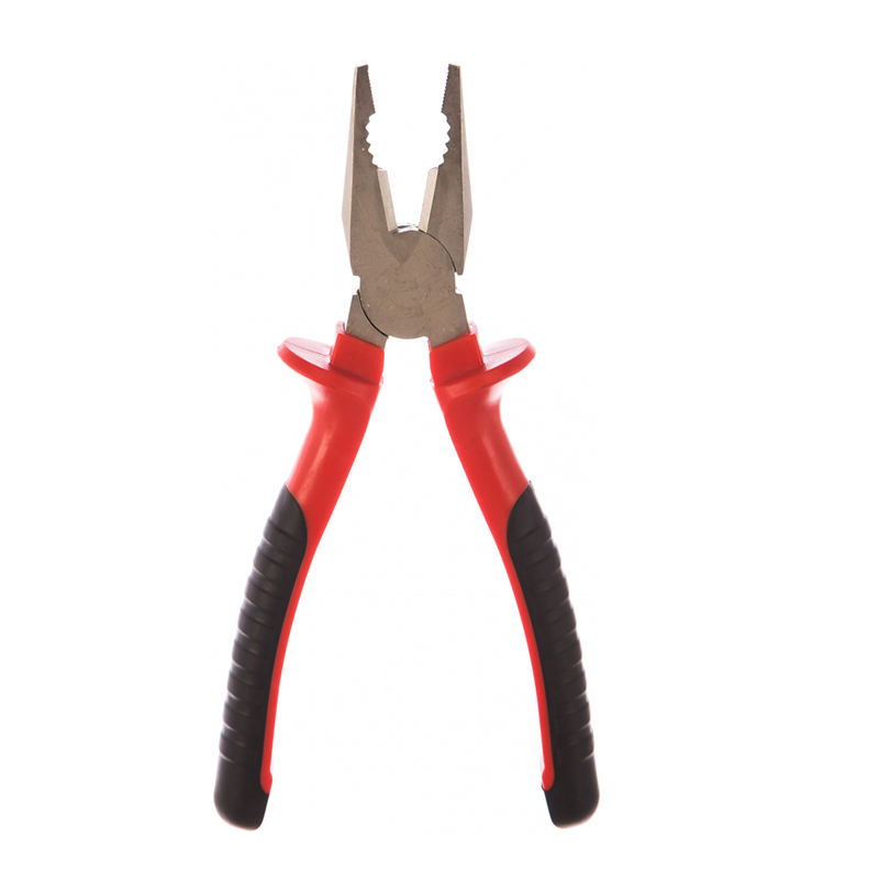 Professional 160mm 6-Inch Combination Pliers with Non-Slip PVC Handle for Cutting and Gripping