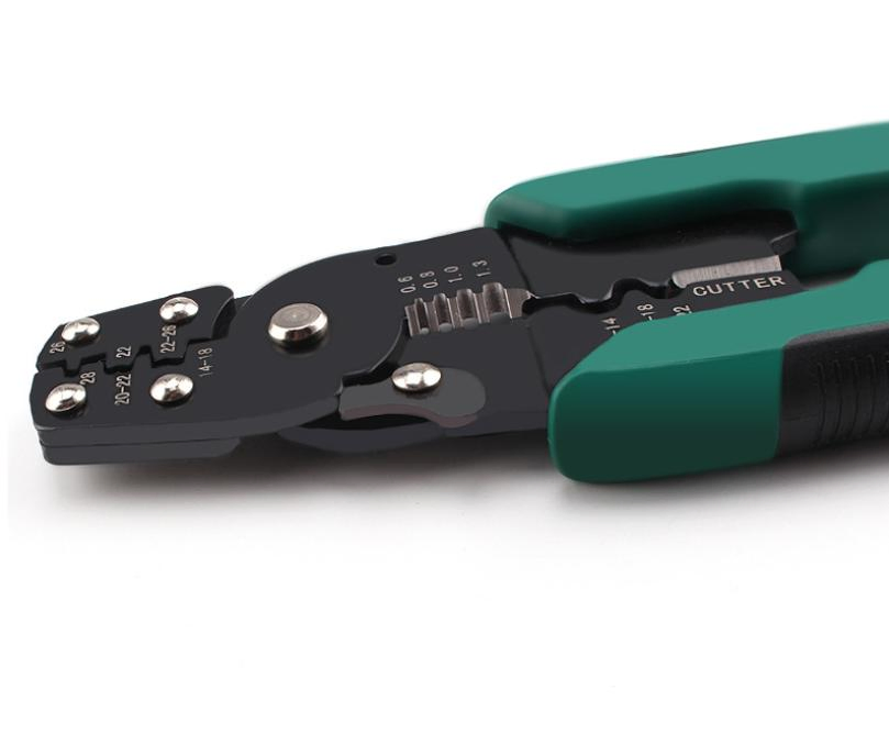 Professional Multifunction Wire Stripper Pliers - Electrical Copper Cable Cutter Tool with Stainless Steel Blade