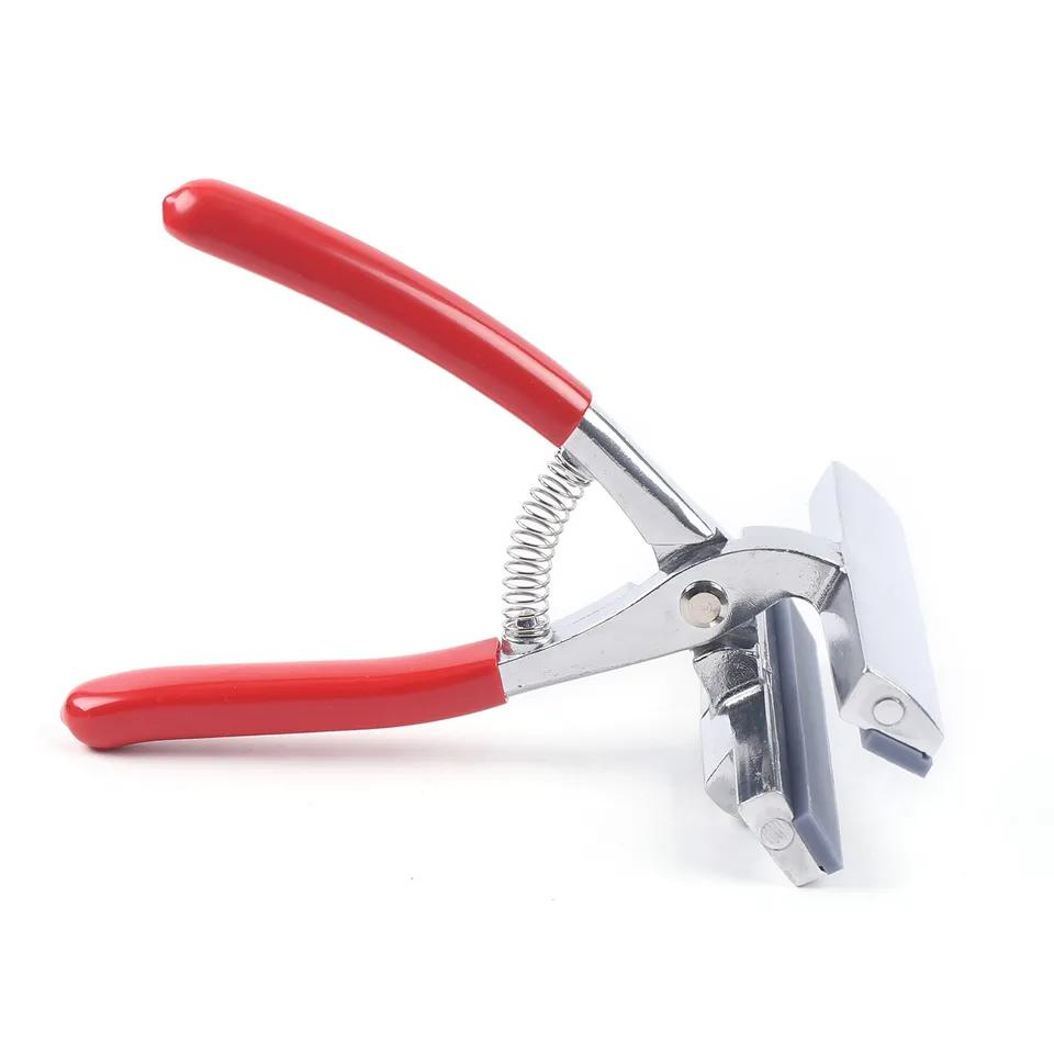 Professional 12cm Stainless Steel Canvas Pliers for Oil Painting - Electroplated Grip Tools
