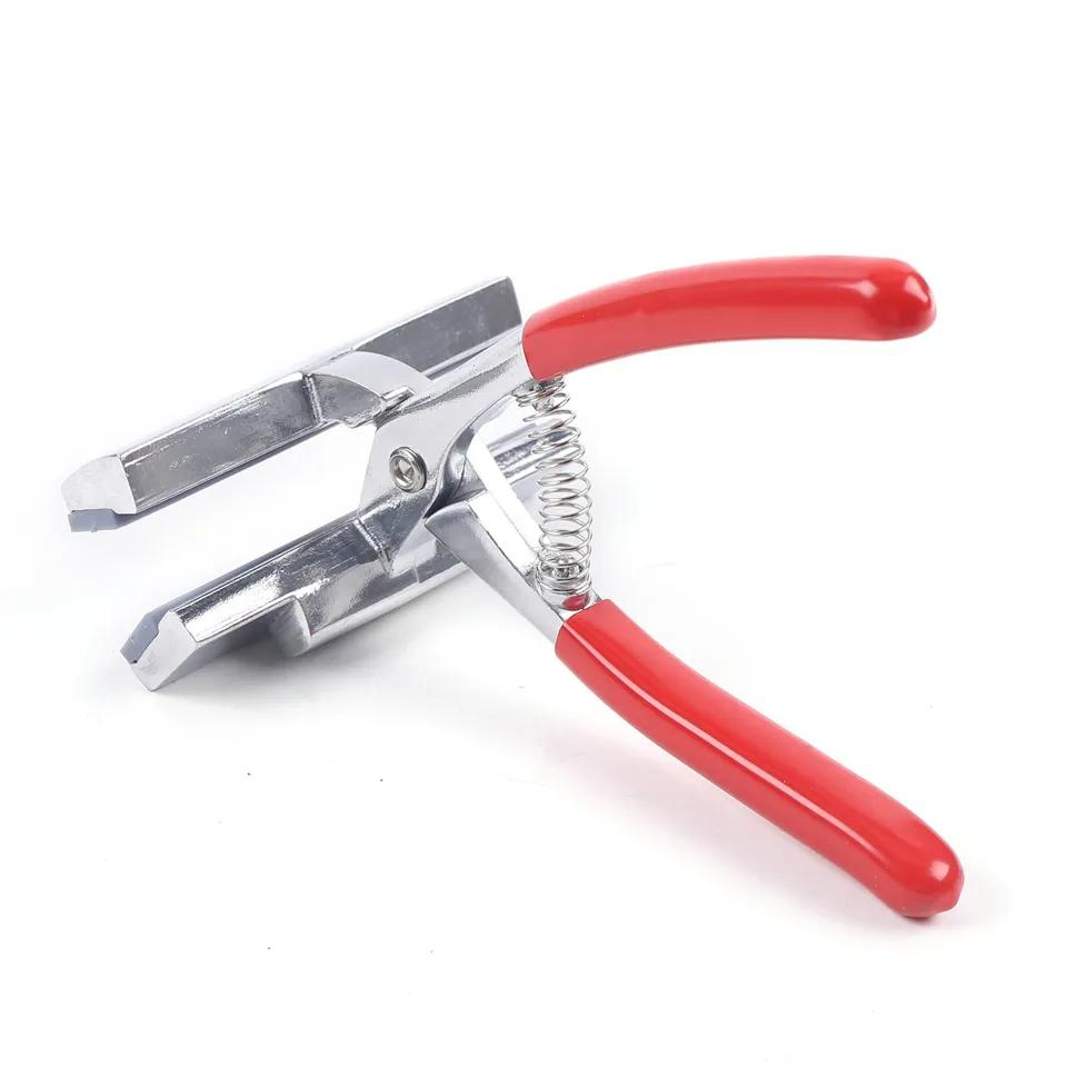 Professional 12cm Stainless Steel Canvas Pliers for Oil Painting - Electroplated Grip Tools