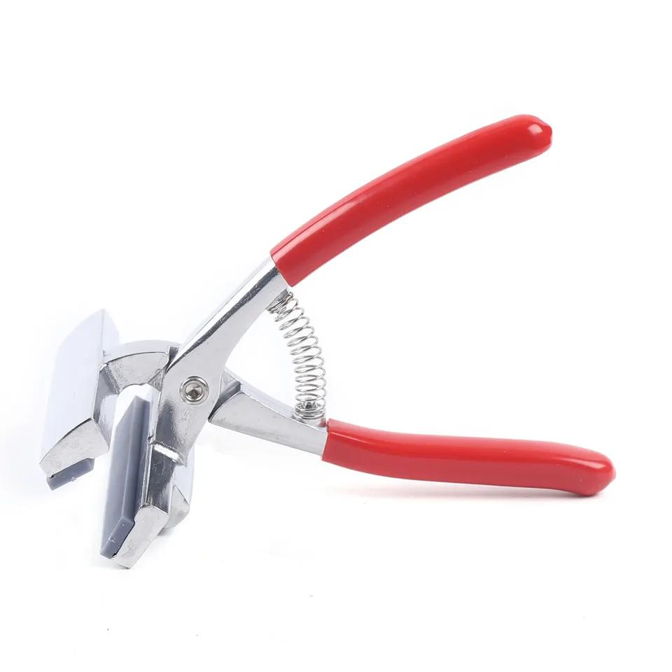Professional 12cm Stainless Steel Canvas Pliers for Oil Painting - Electroplated Grip Tools