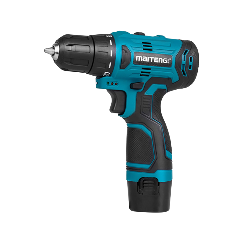 12V Lithium Cordless Impact Hammer Drill - Professional Double Speed Electric Hand Drill with Brushless Motor