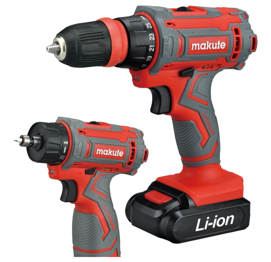 Makute CD027 32N.M Cordless Impact Drill - Professional Electric Screwdriver Set for DIY and Construction
