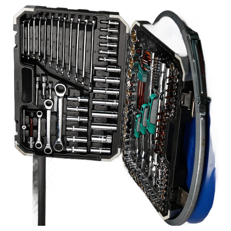 151-Piece Professional Tool Kit with Chrome Vanadium Steel Tools for Home and Auto Repair