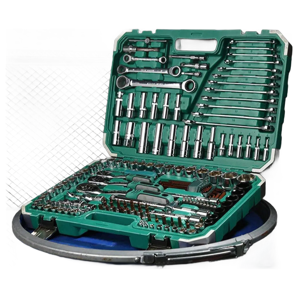 151-Piece Professional Tool Kit with Chrome Vanadium Steel Tools for Home and Auto Repair
