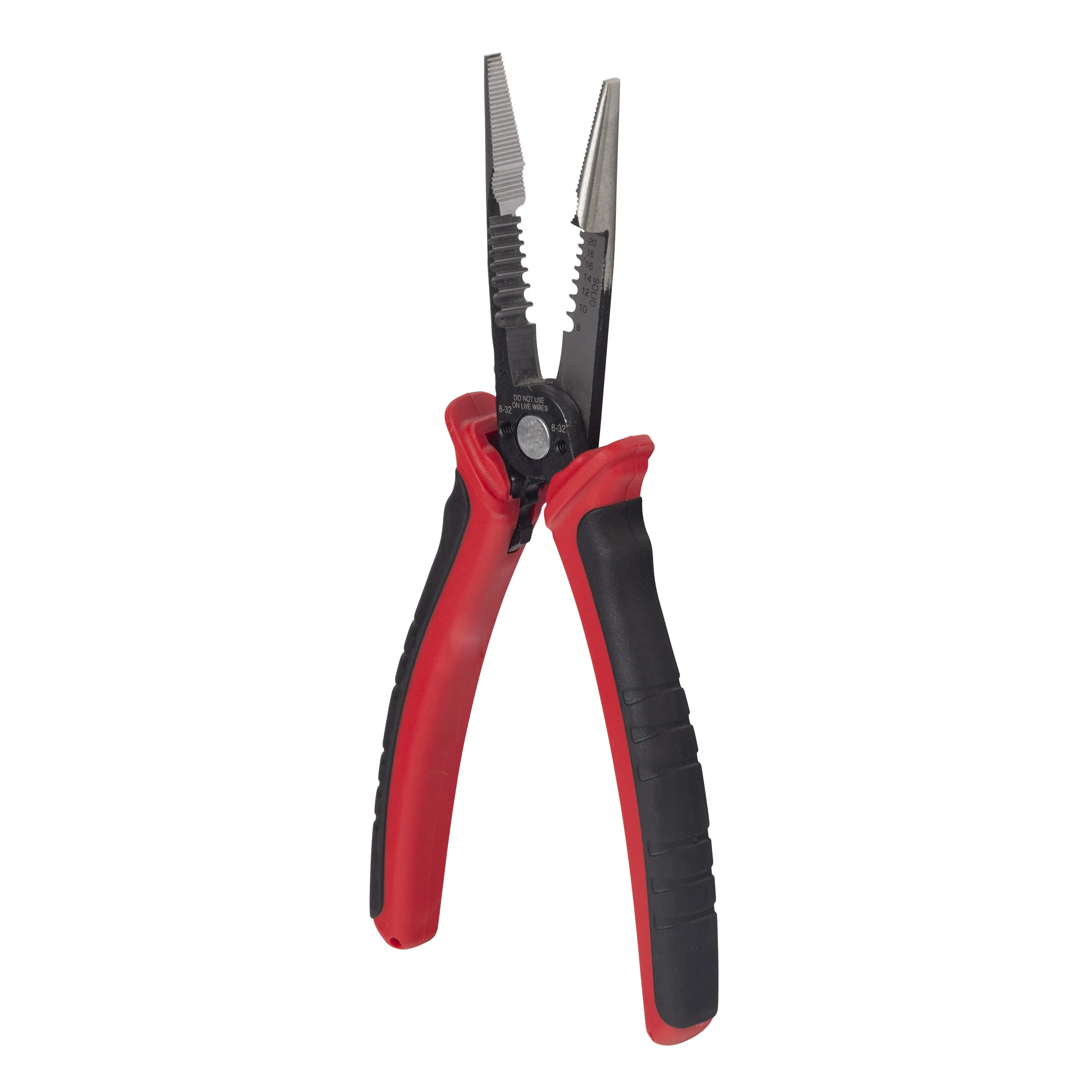 Professional OEM Long Nose Wire Strippers Pliers for Cutting and Stripping Solid/Stranded Wires