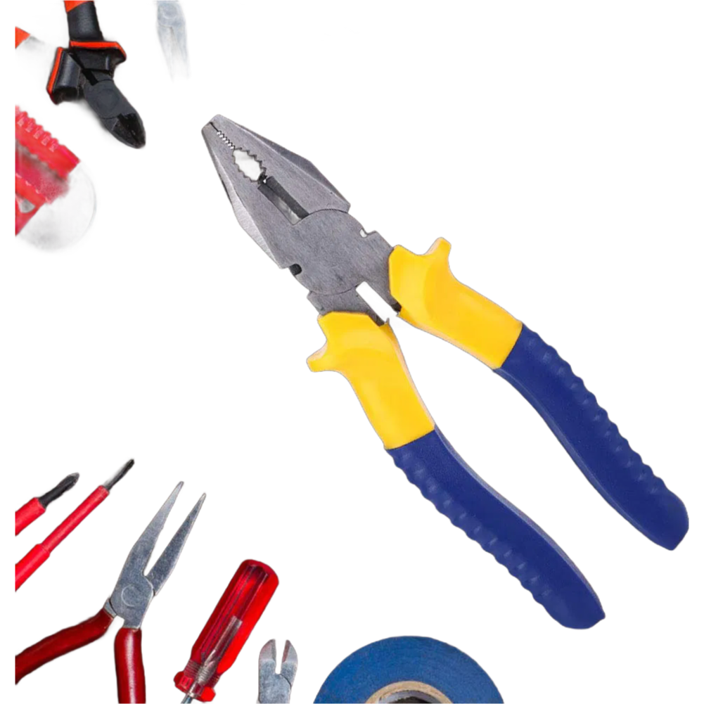 8 Inches Professional Wire Cutting Pliers - 45# Carbon Steel Nippers for Electrical & Industrial Use