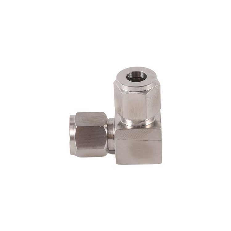 304 Stainless Steel High Pressure Tube Fittings - Dual Ferrules Elbow Connectors for Industrial Piping Systems